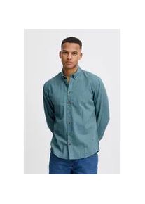 Langarmhemd Blend "BHBurley", Herren, Gr. 3XL, US-Gr&ouml;&szlig;en, blaustone, Flanell, 100% Baumwolle, unifarben, regular fit, 2-Knopf-Manschette, Hemden, Stilvolles Langarmhemd