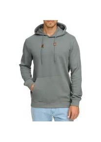Kapuzensweatshirt INDICODE "INSalupe Hoodie", Herren, Gr. S, castor gray, Sweatware, Obermaterial: 100% Baumwolle, unifarben, regular fit h&uuml;ftlang, Rundhals, Sweatshirts