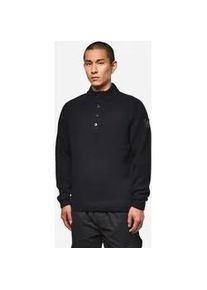 Sweatshirt Weekend Offender "CASTILLOS WOOL RICH FUNNEL NECK SWEATER Herren", Herren, Gr. M, schwarz, 80% WOLLE, 20% NYLON, Sweatshirts Sweatshirt, Pullover Herren, leichter Strickpulli, Sweatshirt, Wollpullover, Sale