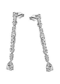 Paar Ohrstecker Firetti "Schmuck Geschenk Silber 925 Ohrschmuck Ohrringe", silberfarben, kristallwei&szlig;, kristallwei&szlig;, Ohrringe, Damen, Silber 925 (Sterlingsilber), mit Zirkonia (synth.)