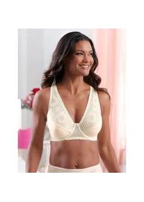 Miss Mary Of Sweden Entlastungs-BH MISS MARY, Damen, Gr. 100, Cup B, champagner, 79% Polyamid, 20% Elasthan, 1% Viskose, BHs Entlastungs-BH