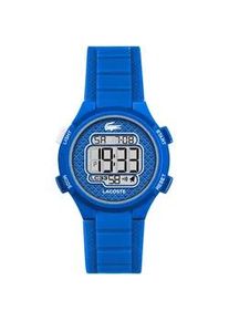 Chronograph Lacoste "LC33", blau, Armbanduhren, Kinder, Chronograph, Quarzuhr, Armbanduhr, Silikonarmband, digital, Tag, Stoppfunktion
