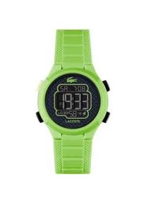 Chronograph Lacoste "LC33", hellgr&uuml;n, Armbanduhren, Kinder, Chronograph, Quarzuhr, Armbanduhr, Silikonarmband, digital, Stoppfunktion