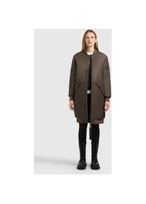 Wintermantel Khujo "LULU", Damen, Gr. XS, potter braun, Twill, 100% Nylon, unifarben, eingesetzt Rippb&uuml;ndchen, M&auml;ntel Wintermantel