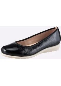 Ballerina Classic Basics, Damen, Gr. 40, marine, Lackleder, Leder, Basic, Schuhe Ballerina