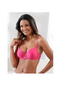 T-Shirt-BH Viania, Damen, Gr. 95, Cup B, magenta, 62% Polyamid, 27% Polyester, 11% Elasthan, BHs T-Shirt-BH