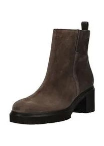 Stiefelette Gabor "Gabor Stiefelette Veloursleder", Damen, Gr. 37,5, dunkelbraun, Veloursleder, Schuhe Stiefelette