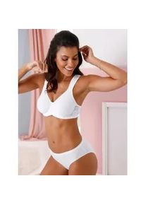 Entlastungs-BH, Damen, Gr. 105, Cup F, wei&szlig;, 71% Polyamid, 19% Polyester, 10% Elasthan, BHs Entlastungs-BH