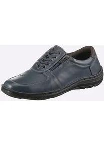 Classic Dog Schn&uuml;rschuh CLASSIC, Herren, Gr. 44, blau (jeansblau), Glattleder, Leder, Schuhe Schn&uuml;rschuh