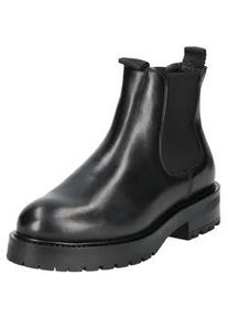 Stiefelette Pavement "Pavement Stiefelette Leder/Textil", Damen, Gr. 41, schwarz, Leder, Textil, Schuhe Stiefelette