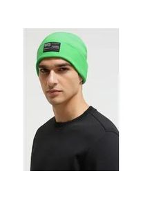 Strickm&uuml;tze CAMP DAVID, Herren, Gr. onesize, electric gr&uuml;n neon, Kunstfaser, unifarben, M&uuml;tzen Strickm&uuml;tze