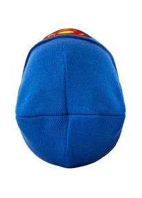 Strickm&uuml;tze logoshirt "Superman &ndash; Logo", Herren, blau, rot, 100% Polyacryl, bestickt, M&uuml;tzen Strickm&uuml;tze, mit coolem Motiv