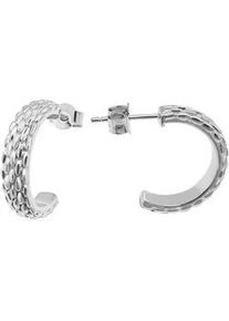 Paar Creolen Firetti "Schmuck Geschenk Silber 925 Ohrschmuck Ohrringe", silberfarben, Ohrringe, Damen, 17,8mm, Silber 925 (Sterlingsilber)