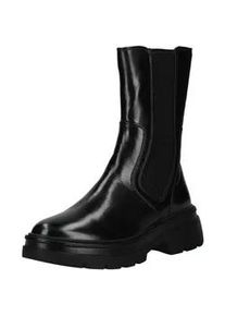 Stiefelette REGARDE LE CIEL "Regarde Le Ciel Stiefelette Leder", Damen, Gr. 37, schwarz, Leder, Schuhe Stiefelette