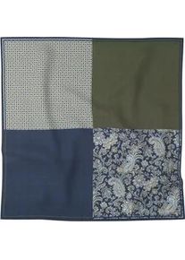 Einstecktuch OLYMP, Herren, graugr&uuml;n, Web, Seide, Modet&uuml;cher, 30 x 30 cm, mehrfarbig