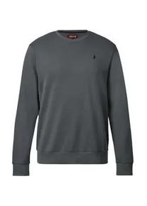 Rundhalspullover MCS "MCS sweatshirt MCSkyler", Herren, Gr. XL, iron gate, Obermaterial: 100% Baumwolle, Pullover Rundhalspullover