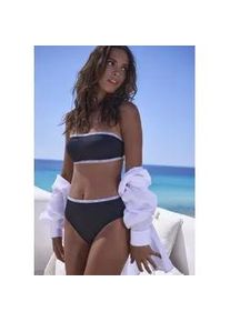 Bikini-Hose Copenhagen Studios "Cody", Damen, Gr. 44, N-Gr, schwarz, Recycling-Polyamid, unifarben, Badehosen Bikini-Hose, mit Markenbranding