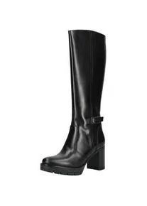 High-Heel-Stiefel Nero Giardini "Nero Giardini Stiefel Leder", Damen, Gr. 36, schwarz, Leder, Schuhe