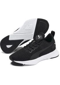 Trainingsschuh Puma "Flyer Runner Sneakers Jugendliche", Kinder, Gr. 36, schwarz-wei&szlig; (schwarz, wei&szlig;), Obermaterial: Textil, Synthetik; Futter: Textil; Innensohle: Textil; Laufsohle: Synthetik, Gummi, EVA, Schuhe