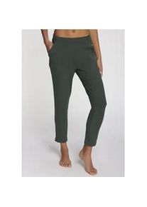 Pyjamahose s.Oliver, Damen, Gr. 32/34, N-Gr, gr&uuml;n, meliert, Rippstrick, Obermaterial: 92% Viskose, 8% Elasthan, meliert, l&auml;ssig geschnitten lang, Hosen Pyjamahose, aus weicher Rippqualit&auml;t