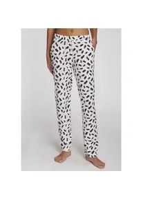 Pyjamahose s.Oliver, Damen, Gr. 40/42, N-Gr, rosa, gemustert, Single Jersey, Obermaterial: 50% Baumwolle, 50% Viskose, gemustert, Basic lang, Hosen Pyjamahose, mit sch&ouml;nem Alloverdruck