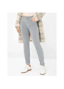 5-Pocket-Hose Brax "Style SHAKIRA", Damen, Gr. 46 L (92), Langgr&ouml;&szlig;en, grau, Web, 74% Baumwolle, 25% Viskose, 1% Elasthan, Hosen 5-Pocket-Hose