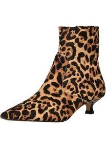 Stiefelette Inuovo "Inuovo Stiefelette Leder/Textil", Damen, Gr. 36, leopard, Leder, Textil, Schuhe Stiefelette