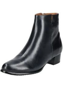 Ankleboots Everybody "Everybody Stiefelette Glattleder", Damen, Gr. 39,5, blau (dunkelblau), Glattleder, Schuhe Ankleboots