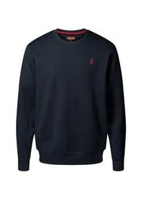 Rundhalspullover MCS "MCS sweatshirt MCSkyler", Herren, Gr. XXL, schwarz sapphire, Obermaterial: 100% Baumwolle, Pullover Rundhalspullover