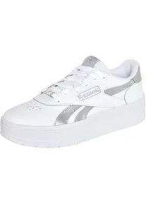 Sneaker Reebok CLASSIC "Reebok COURT ADVANCE SURGE", Damen, Gr. 38,5, ftwrwei&szlig;, grau1, chromepeyer20, Leder, Synthetik, Schuhe Sneaker