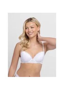 B&uuml;gel-BH Dorina "Perfect Lace", Damen, Gr. 95, Cup F, wei&szlig;, Obermaterial: 90% Nylon, 10% Elasthan, BHs B&uuml;gel-BH, mit B&uuml;gel, verstellbare Tr&auml;ger, mit Spitze, bequem, weich