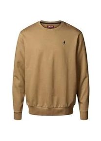 Rundhalspullover MCS "MCS sweatshirt MCSkyler", Herren, Gr. XL, otter, Obermaterial: 100% Baumwolle, Pullover Rundhalspullover