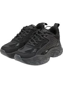 Trainingsschuh Buffalo "Buffalo PATH LO - VEGAN NAPPA/NUBUCK", Damen, Gr. 39, schwarz, unifarben, Schuhe