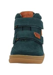 Trainingsschuh Lurchi "Lurchi Marki 2 Barefoot-TEX", Kinder, Gr. 35, petrol, Leder, Schuhe