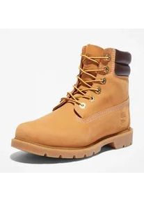 Schn&uuml;rboots Timberland "LINDEN WOODS 6 INCH LACE UP WATERPROOF BOOT", Damen, Gr. 38, wheat, Leder, Schuhe Schn&uuml;rboots, Winterstiefel, Schn&uuml;rstiefel, Winterschuhe, wasserdicht, Topseller