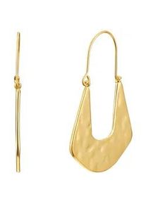 Paar Creolen YOKOAMII "Set: Y41", gelb (gelbgold), Ohrringe, Damen, 54,9, Creolen gelbgold