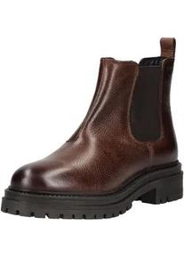 Stiefelette Geox "Geox Stiefelette Leder/Textil", Damen, Gr. 39, braun, Leder, Textil, Schuhe Stiefelette