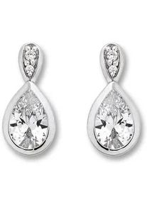 Paar Ohrh&auml;nger ONE ELEMENT "Zirkonia Ohrringe Ohrstecker aus 925 Silber", silber, Ohrringe, Damen, Damen,mit Zirkonia, Silber 925 (Sterlingsilber), Feine Gestaltung &ndash; ein Sinnbild mit ruhiger Eleganz