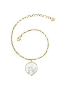 Glanzst&uuml;cke M&uuml;nchen Gliederarmband GLANZST&Uuml;CKE M&Uuml;NCHEN "GSM1575", gelbgold, Armb&auml;nder, Damen, Silber 925 (Sterlingsilber), Gliederarmband, aus Sterling silber