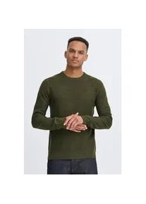 Strickpullover Blend "BHDana", Damen, Gr. XXL, forest night, Grobstrick, 50% Polyester, 45% Polyacryl, 5% Wolle, meliert, Basic, normal normal, Rundhals, Pullover Strickpullover, Klassischer Grobstrickpullover