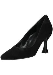 Pumps Paul Green "Paul Green Pumps Veloursleder", Damen, Gr. 38, schwarz, Veloursleder, Schuhe Pumps