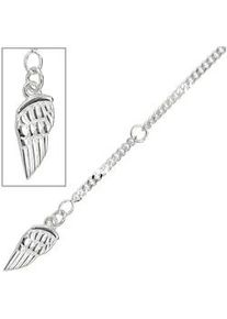 Fu&szlig;kette Jobo "Fl&uuml;gel", silber 925, Fu&szlig;ketten, Damen, Silber 925 (Sterlingsilber), 925 Silber