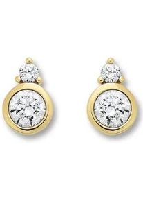 Paar Ohrh&auml;nger ONE ELEMENT "Zirkonia Ohrringe Ohrstecker aus 333 Gelbgold", gold, Ohrringe, Damen, Damen,mit Zirkonia, Gelbgold 333 Gold, Gelbgold 333, Gold, Pers&ouml;nlicher Akzent &ndash; schlicht, modern, aussagekr&auml;ftig