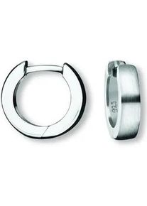 Paar Creolen ONE ELEMENT "Ohrringe Creolen aus 925 Silber &Oslash; 12,4 x 3,0 mm", silber, Ohrringe, Damen, Damen, Silber 925 (Sterlingsilber), Harmonisch gestaltet &ndash; ruhiges Design mit feinem Ausdruck