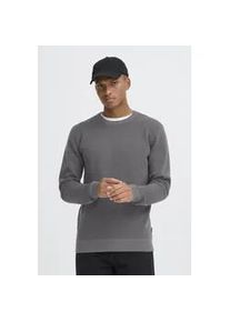 Strickpullover Blend "BHBaal", Damen, Gr. XXL, iron gate, Feinstrick, 70% Baumwolle, 30% Nylon, unifarben, normal normal, Rundhals, Pullover Strickpullover, Stilvoller Basic Strickpullover