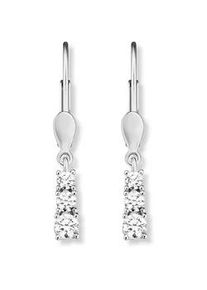 Paar Ohrh&auml;nger ONE ELEMENT "Zirkonia Ohrringe Ohrh&auml;nger aus 333 Wei&szlig;gold", silber, Ohrringe, Damen, Damen,mit Zirkonia, Gold Wei&szlig;gold 333, Gold, Wei&szlig;gold 333, Ihr pers&ouml;nliches Symbol &ndash; liebevoll gearbeitet f&uuml;r jeden Tag