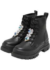 Stiefel Buffalo "Buffalo ASPHA RLD ICE 2.0 - VEGAN NAPPA", Damen, Gr. 37, schwarz, Kunstfaser, unifarben, Schuhe Stiefel