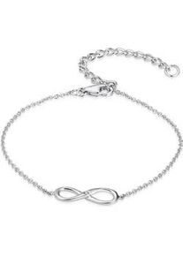 Lulu & Jane Gliederarmband LULU & JANE "LJ354", silber, wei&szlig;, Armb&auml;nder, Damen, Diamanten, Gliederarmband, Sterling Silber