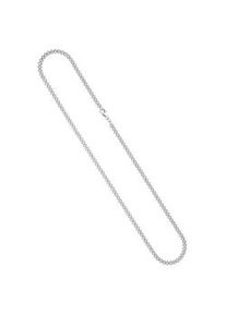 Kette ohne Anh&auml;nger Jobo "Silberkette 4 mm", silber 925, Halsketten, Damen, Silber 925 (Sterlingsilber), L: 45, 925 Silber rhodiniert 45 cm