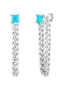 Glanzst&uuml;cke M&uuml;nchen Paar Ohrh&auml;nger GLANZST&Uuml;CKE M&Uuml;NCHEN "Set: GSM1972", silber, blau, Ohrringe, Damen, 34,1,mit Steinen, Glas, aus Sterling Silber